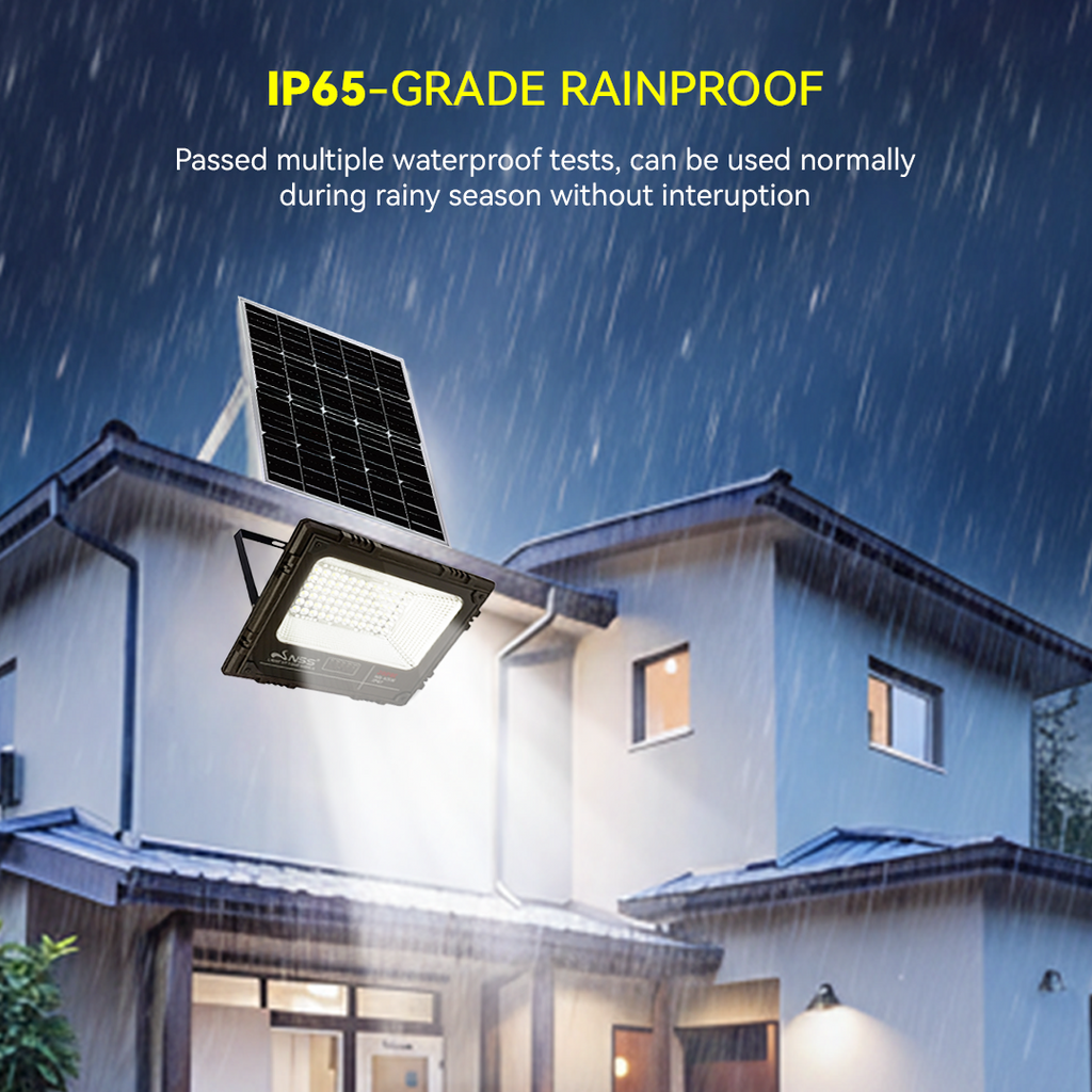 NSS K Series Solar Powered LED Flood Light 100W 200W 300W 500W Waterproof