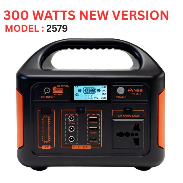 NSS Portable Power Station with 20W Solar Panel – Compact Generator for Camping, Emergency Backup & 220V Devices
