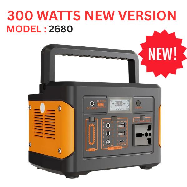 NSS 300W Portable Power Station 80,000mAh – Solar Generator for Camping, Home Backup & Outdoor Devices