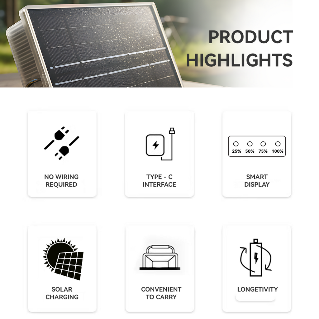 NSS Solar LED Camping Lamp with Powerbank – Rechargeable Waterproof Emergency Light