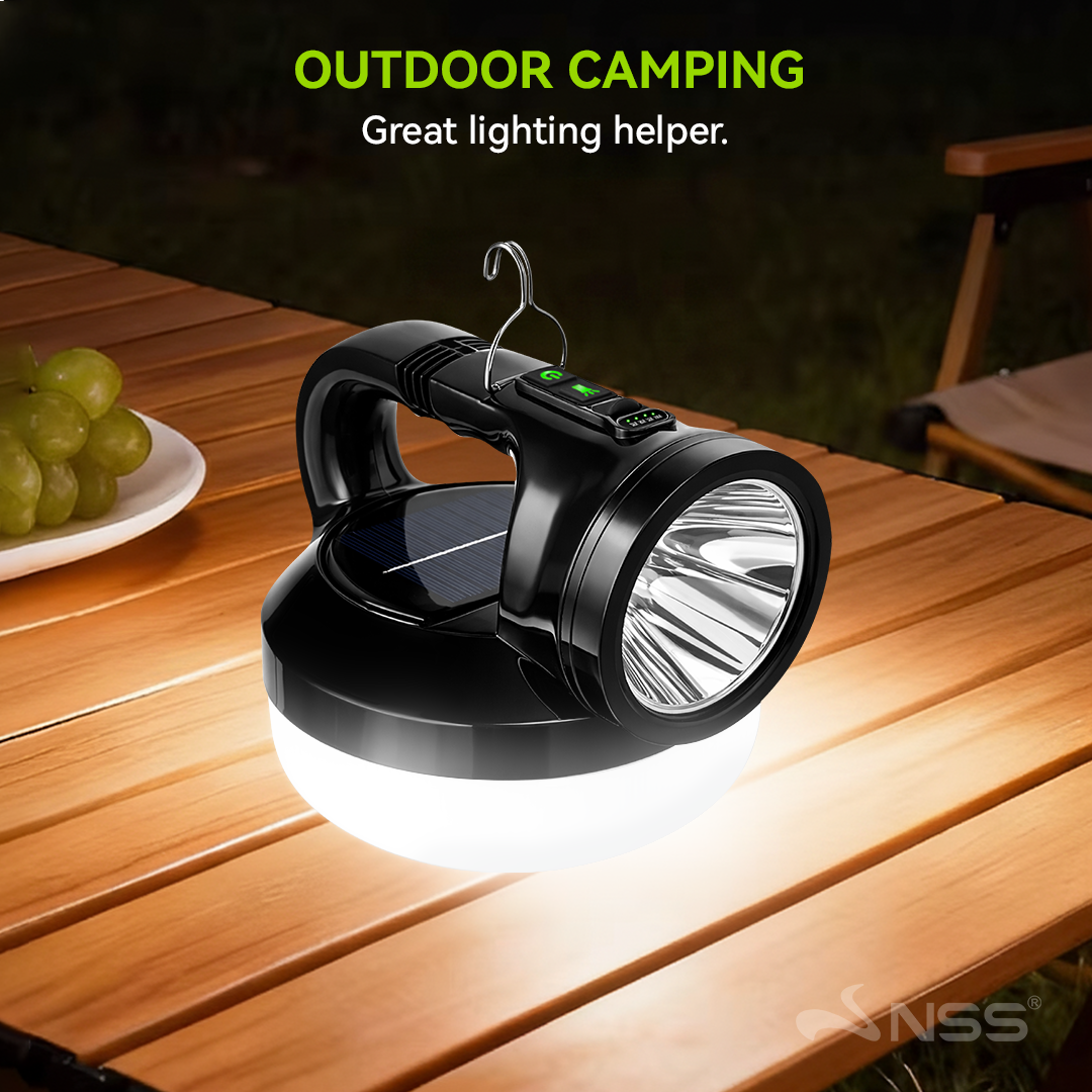 NSS 2-in-1 Solar Rechargeable LED Emergency Lamp