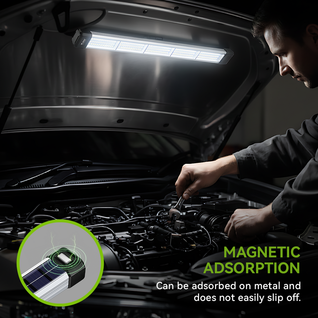 NSS Solar LED Tube Light with Power Bank – Multi-Color Alloy Emergency Lamp for Camping & Outdoor Use