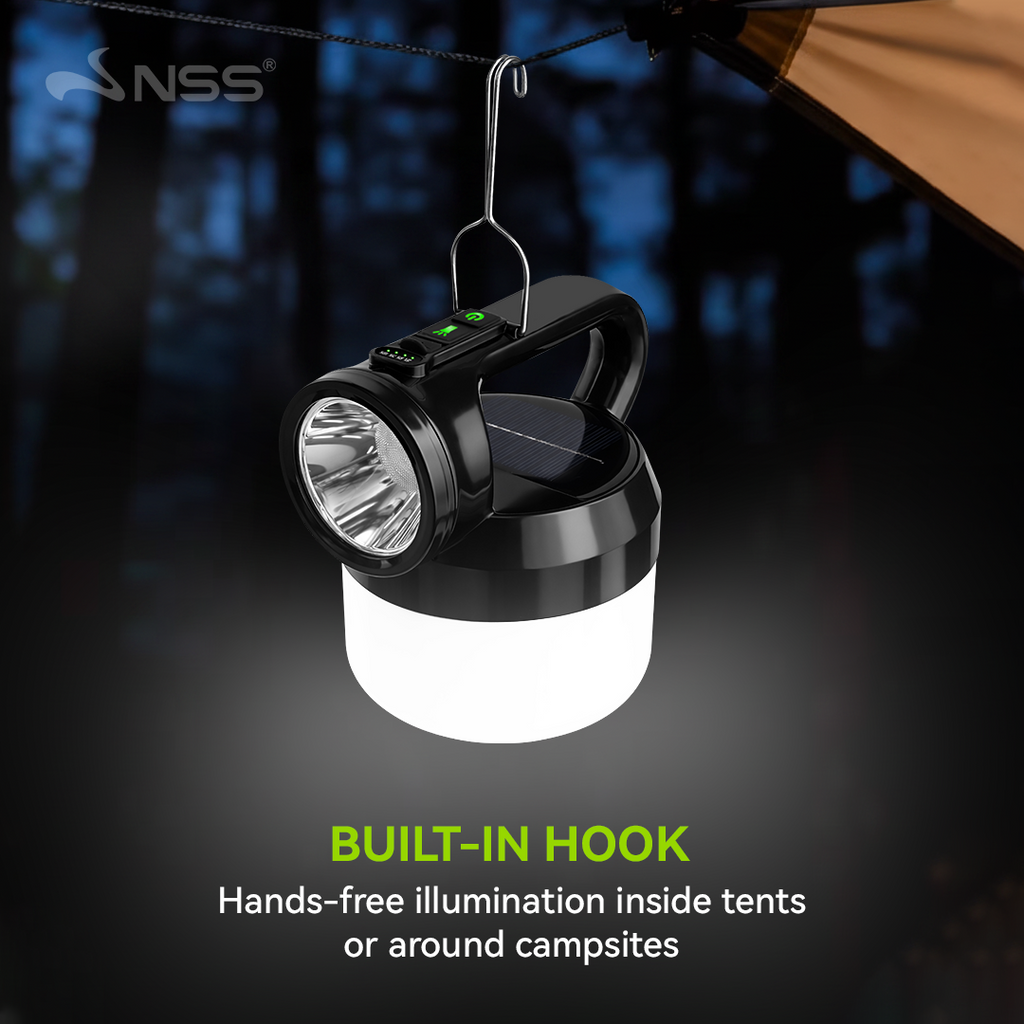 NSS 2-in-1 Solar Rechargeable LED Emergency Lamp