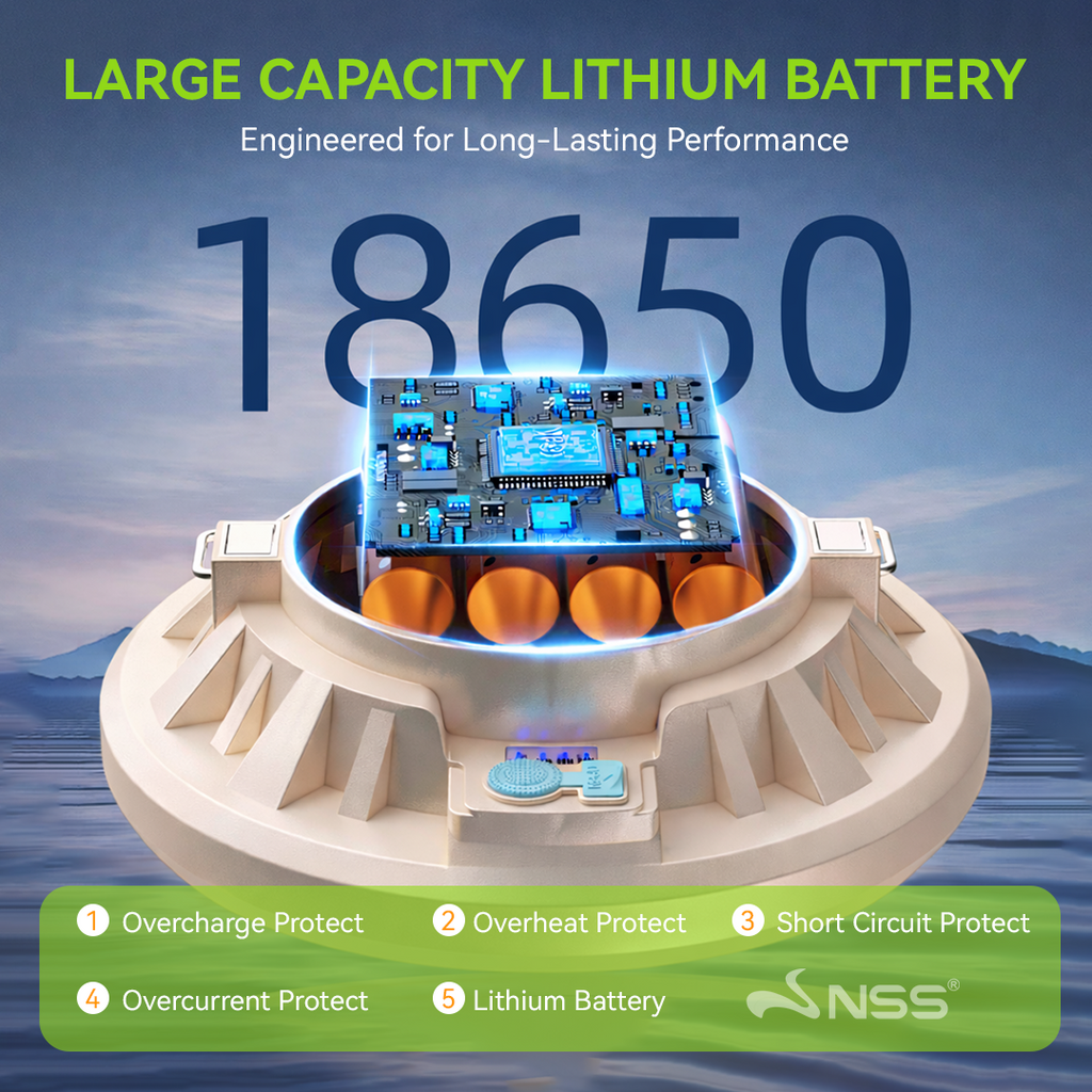 NSS Solar Magnetic UFO Emergency Light – Portable Hanging LED Lamp with USB-C Charging for Camping & Power Outages (596 Series)
