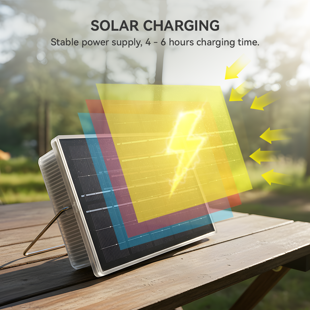 NSS Solar LED Camping Lamp with Powerbank – Rechargeable Waterproof Emergency Light