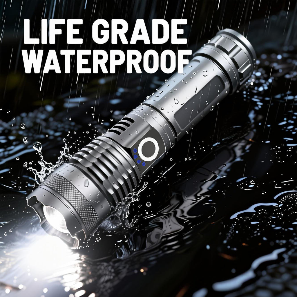 NSS Rechargeable LED Tactical Flashlight