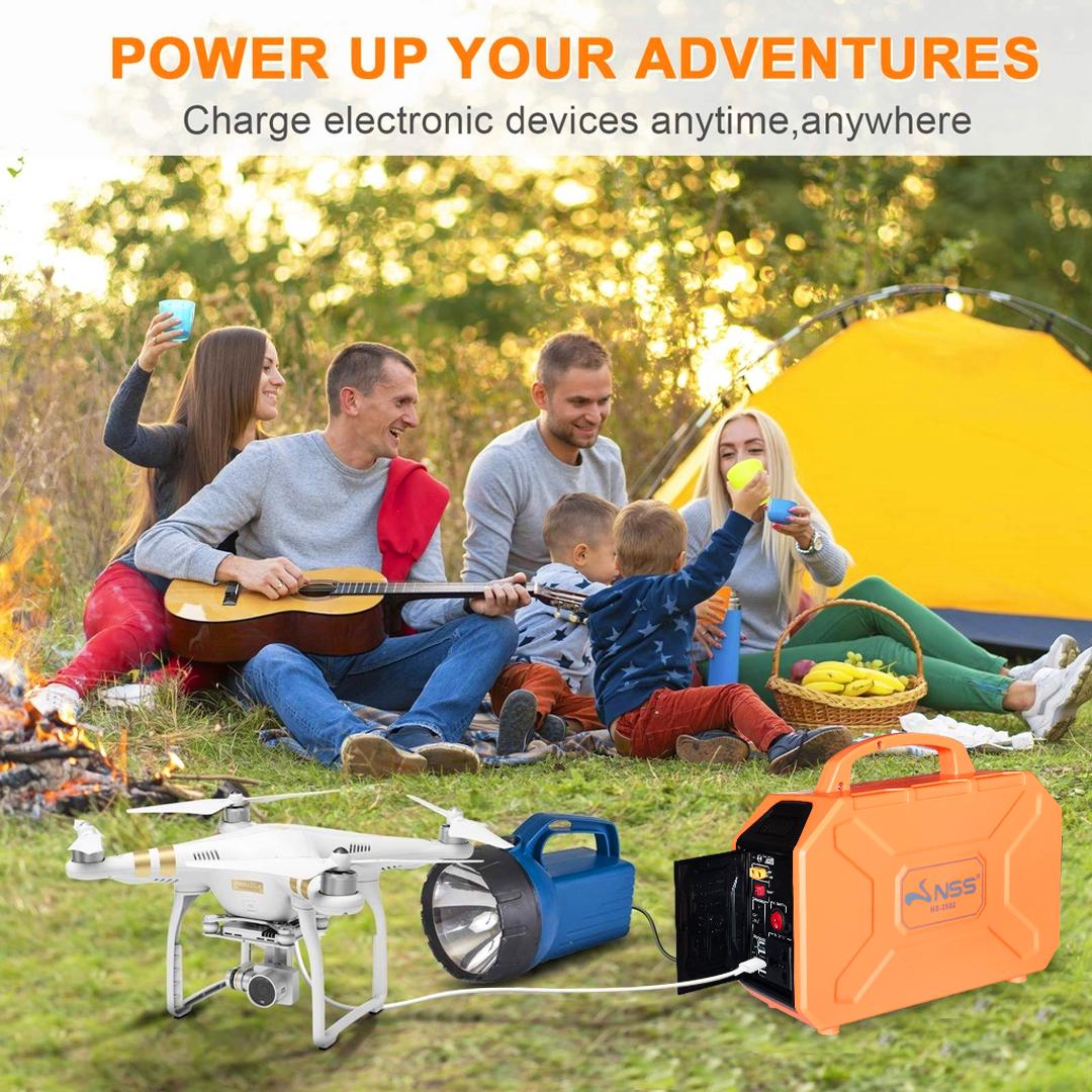 NSS 200W Portable Solar Generator Power Station – Backup Power for Home & Camping (NS-2582)