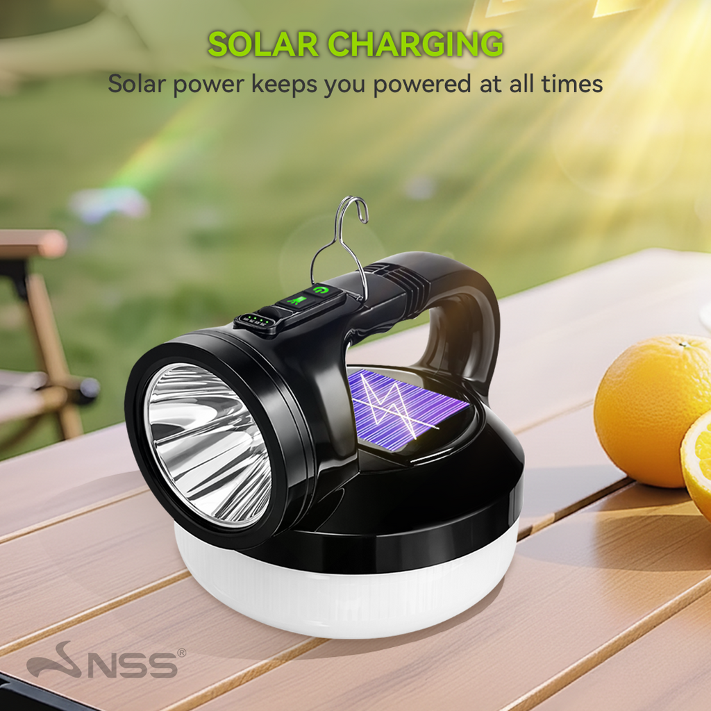 NSS 2-in-1 Solar Rechargeable LED Emergency Lamp