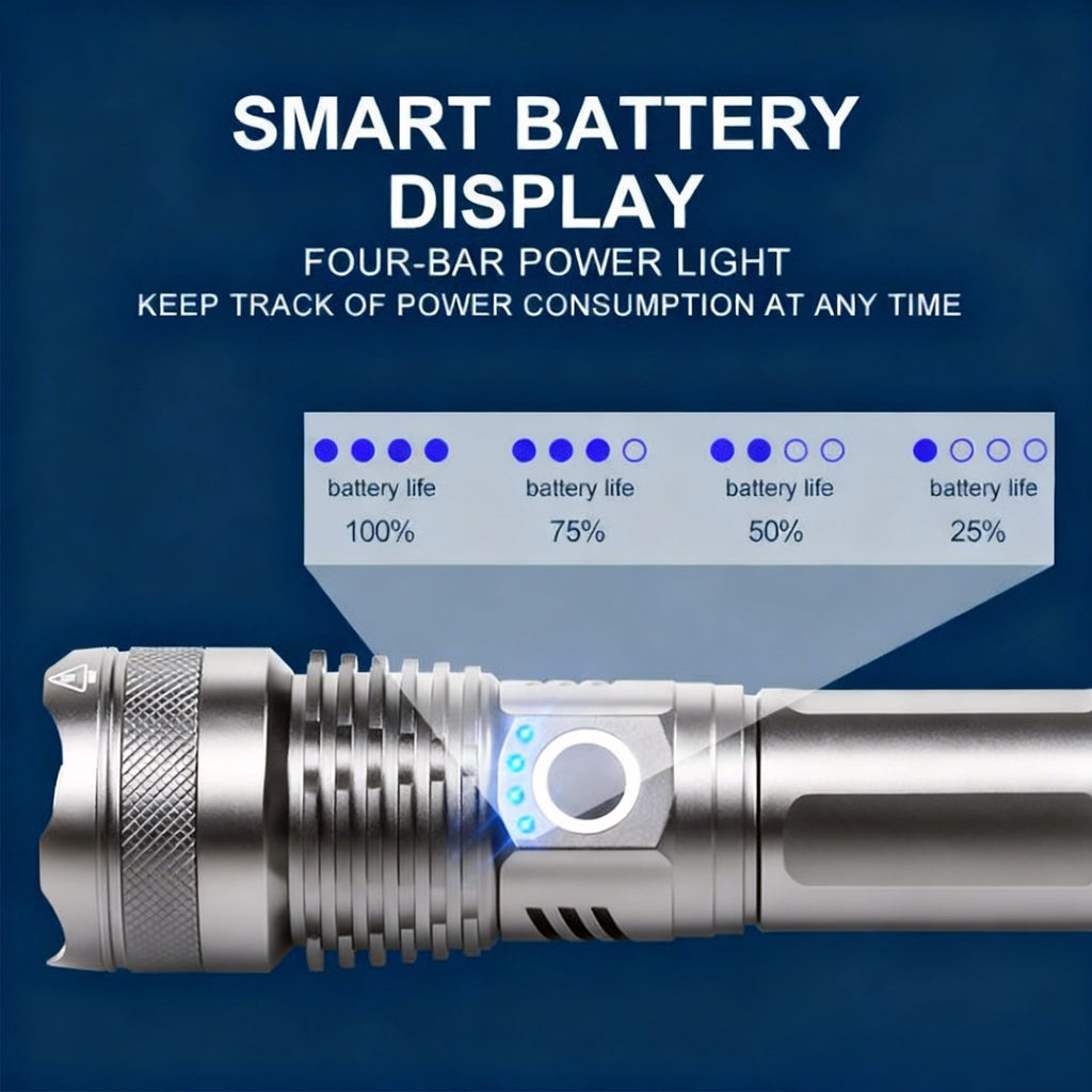 NSS Rechargeable LED Tactical Flashlight