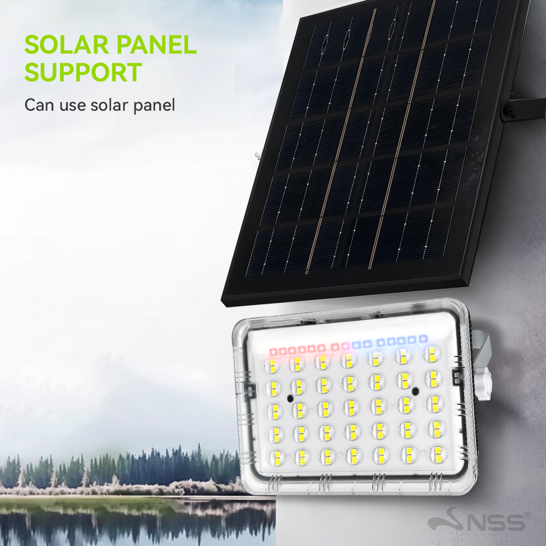 NSS Rechargeable Outdoor Solar LED Light with Long Battery Backup