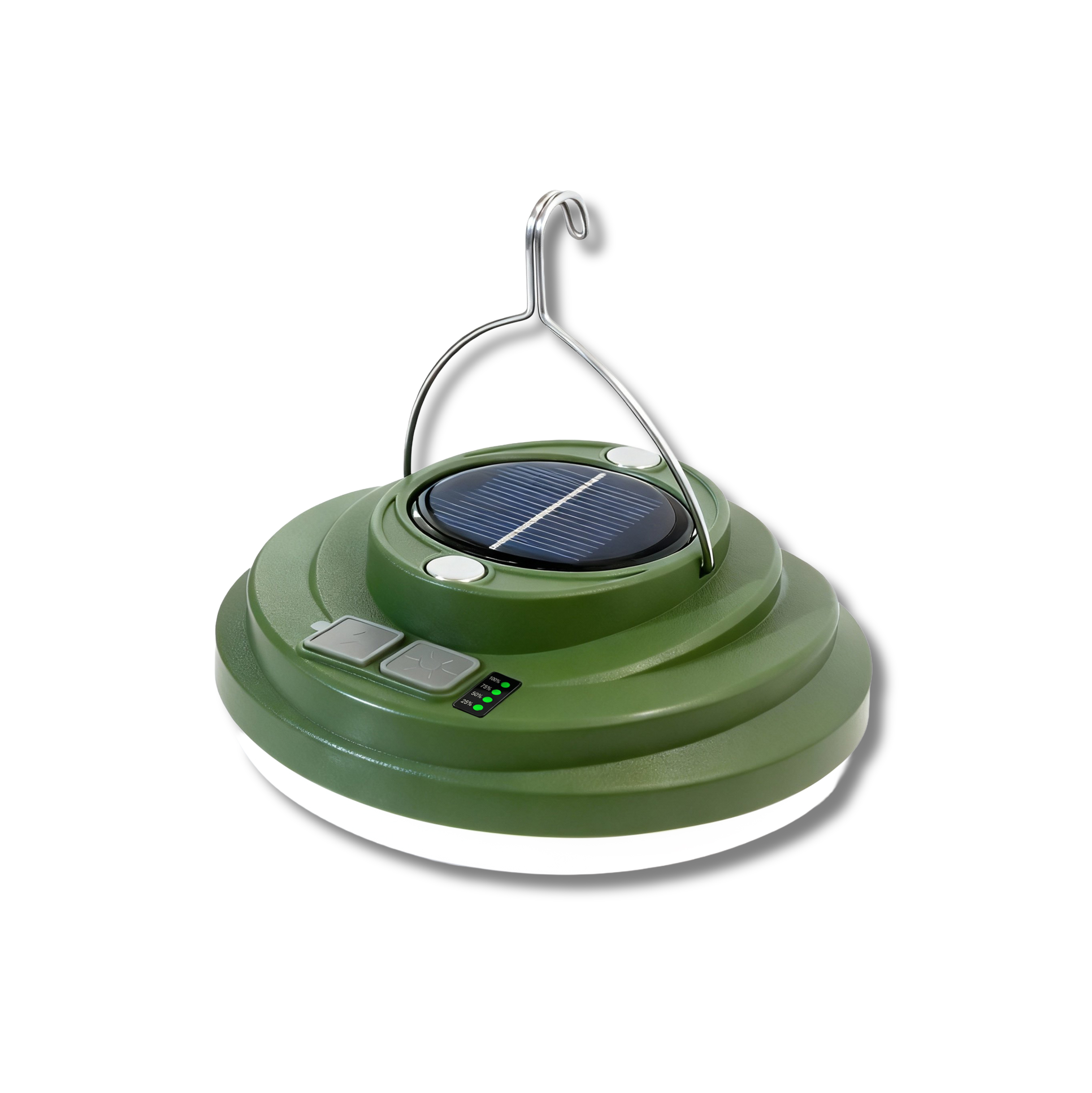 NSS Solar Camping Light – Portable Magnetic LED Tent Lamp with 4 Light Modes & Hanging Hook