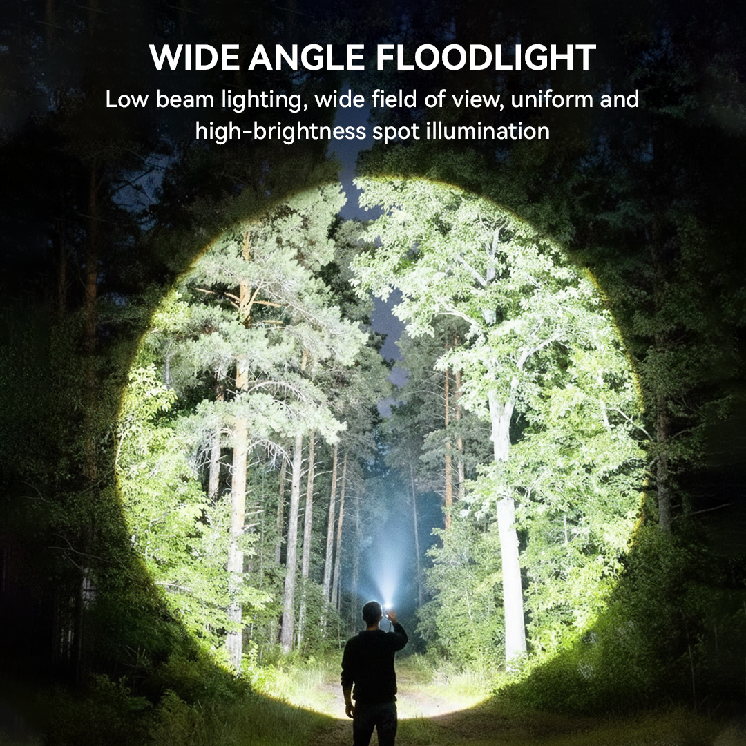 NSS Rechargeable Zoomable LED Flashlight Tactical Torch
