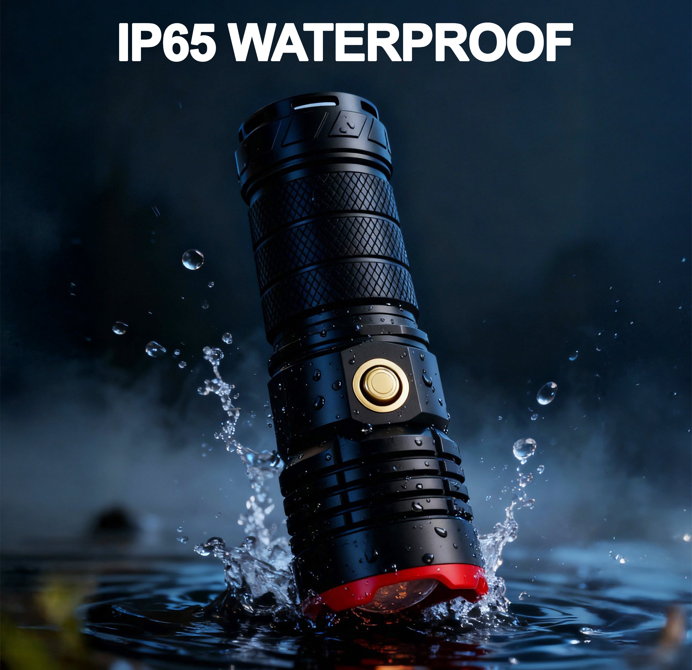 NSS Zoomable LED Flashlight Outdoor Flashlight
