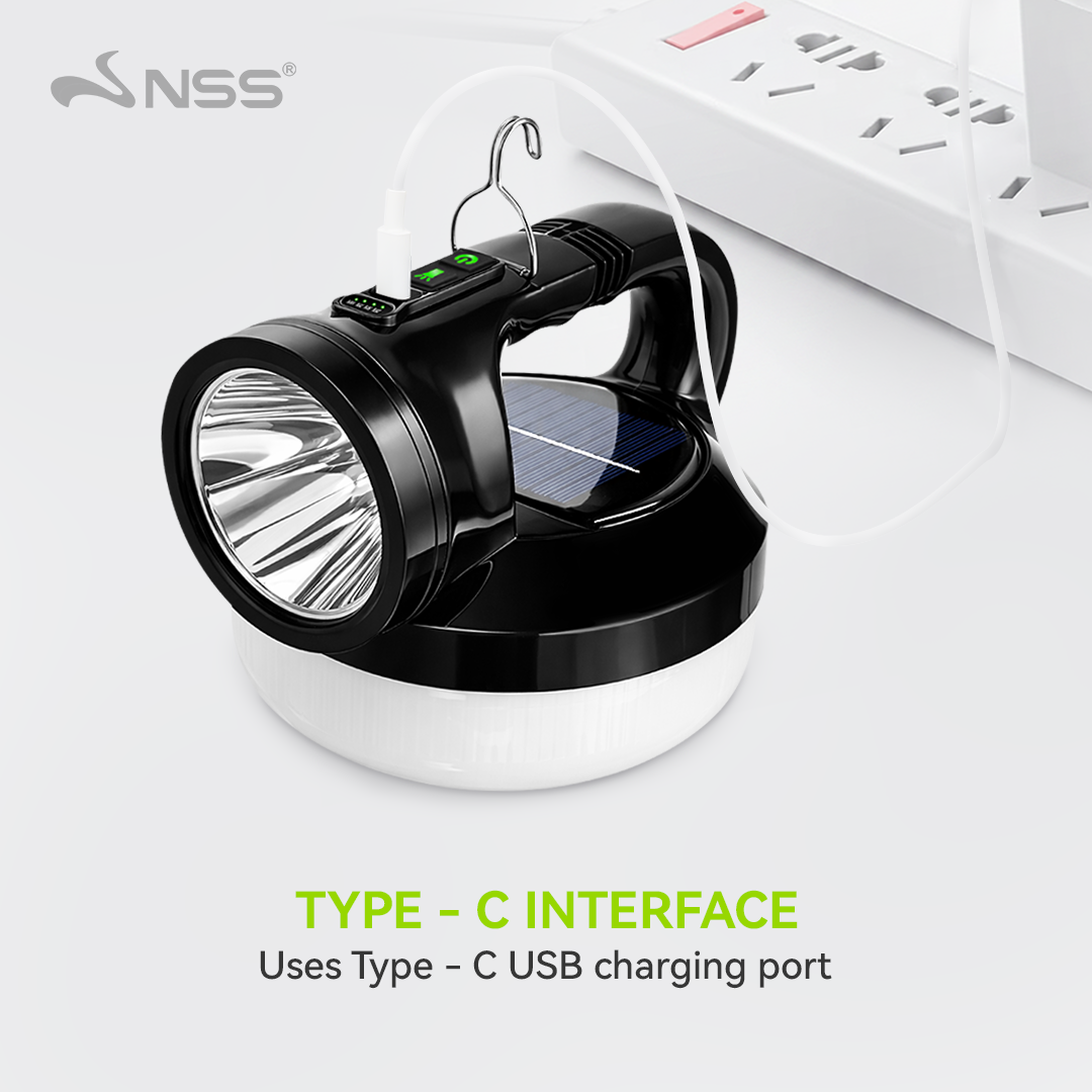 NSS 2-in-1 Solar Rechargeable LED Emergency Lamp