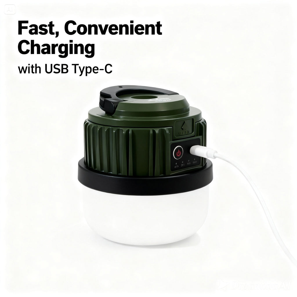 NSS 150W Rechargeable LED Emergency Lamp – Waterproof Camping Lantern with 5 Modes