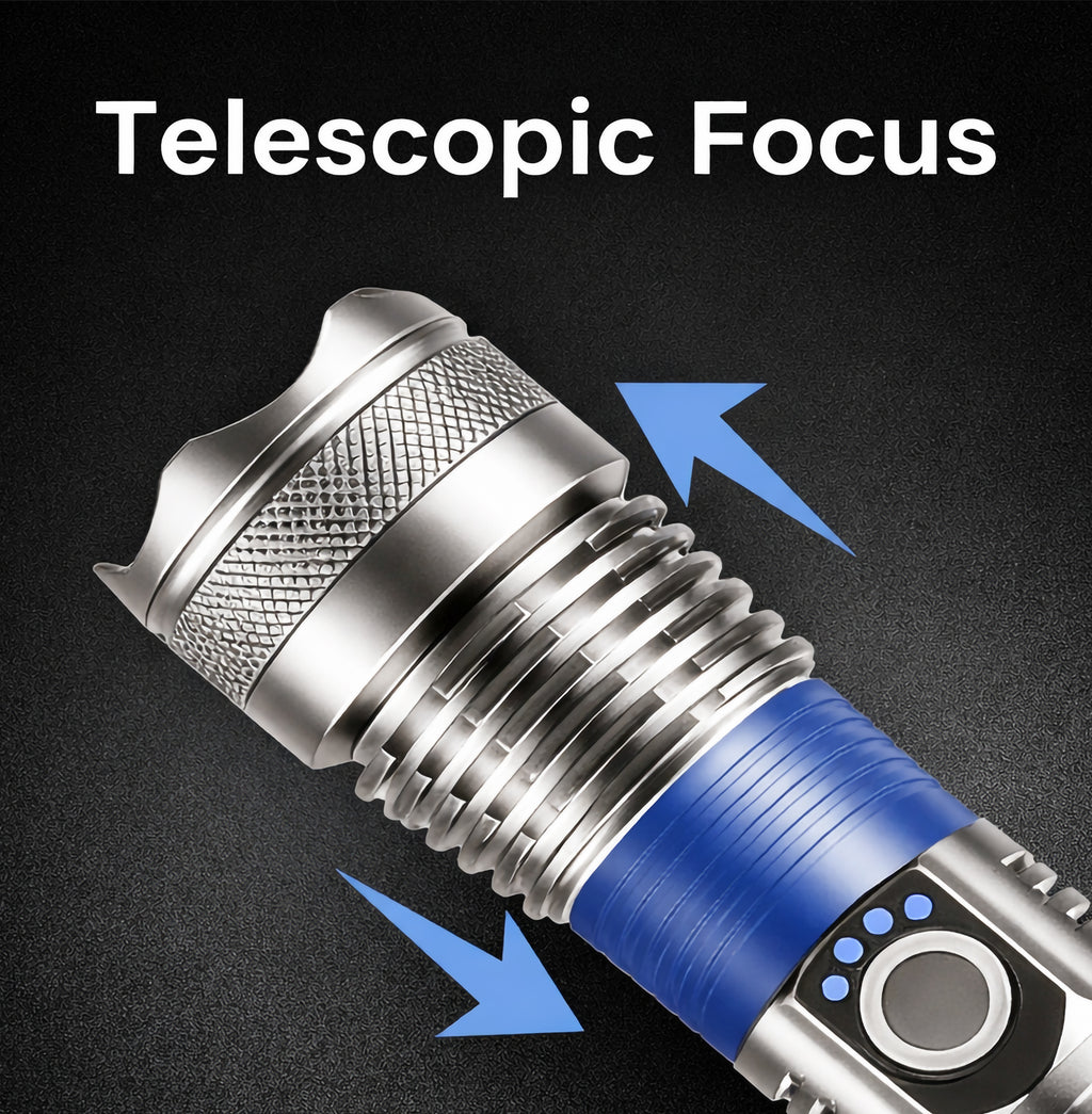 NSS Rechargeable LED Tactical Flashlight