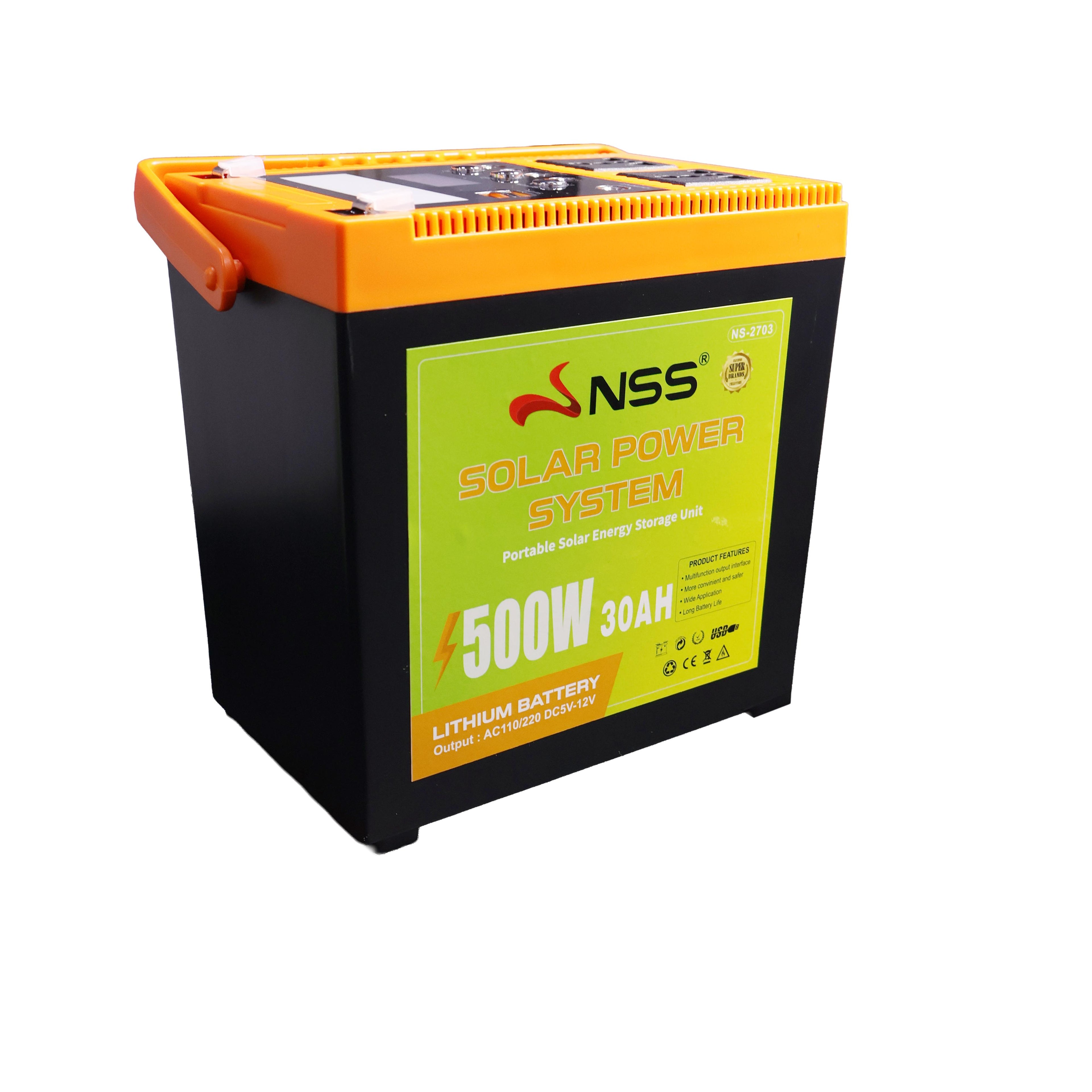 NSS [NEW LAUNCH] NO SOLAR PANEL 70W-1000W Portable Solar Power Station 60,000mAh Lithium Battery | NS-270 Series Solar Generator for Camping, Home Backup, & Outdoor Emergency Power | 220V AC Output Powerbank