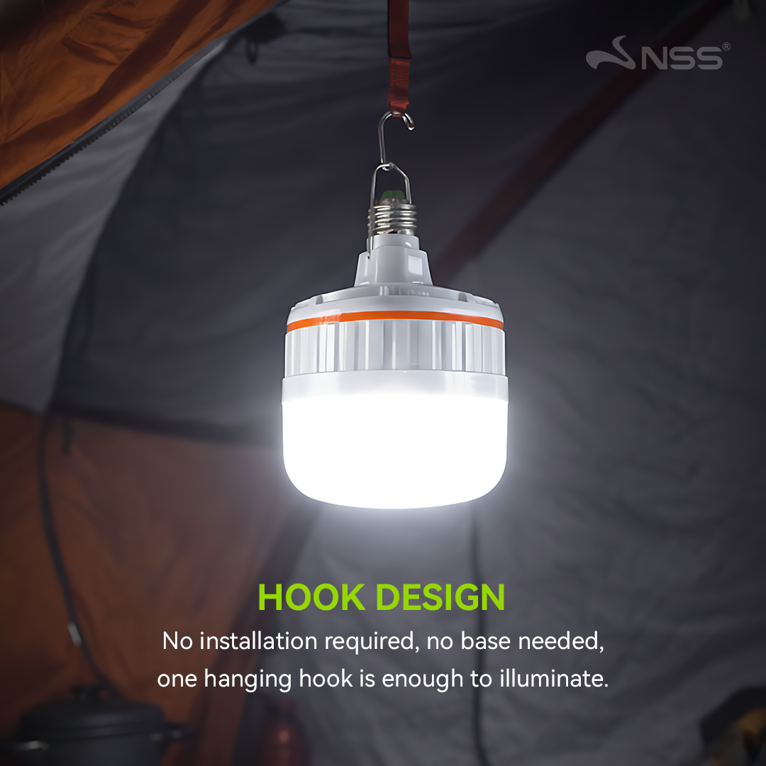 NSS Emergency Rechargeable LED Camping Bulb with Lithium Battery Backup