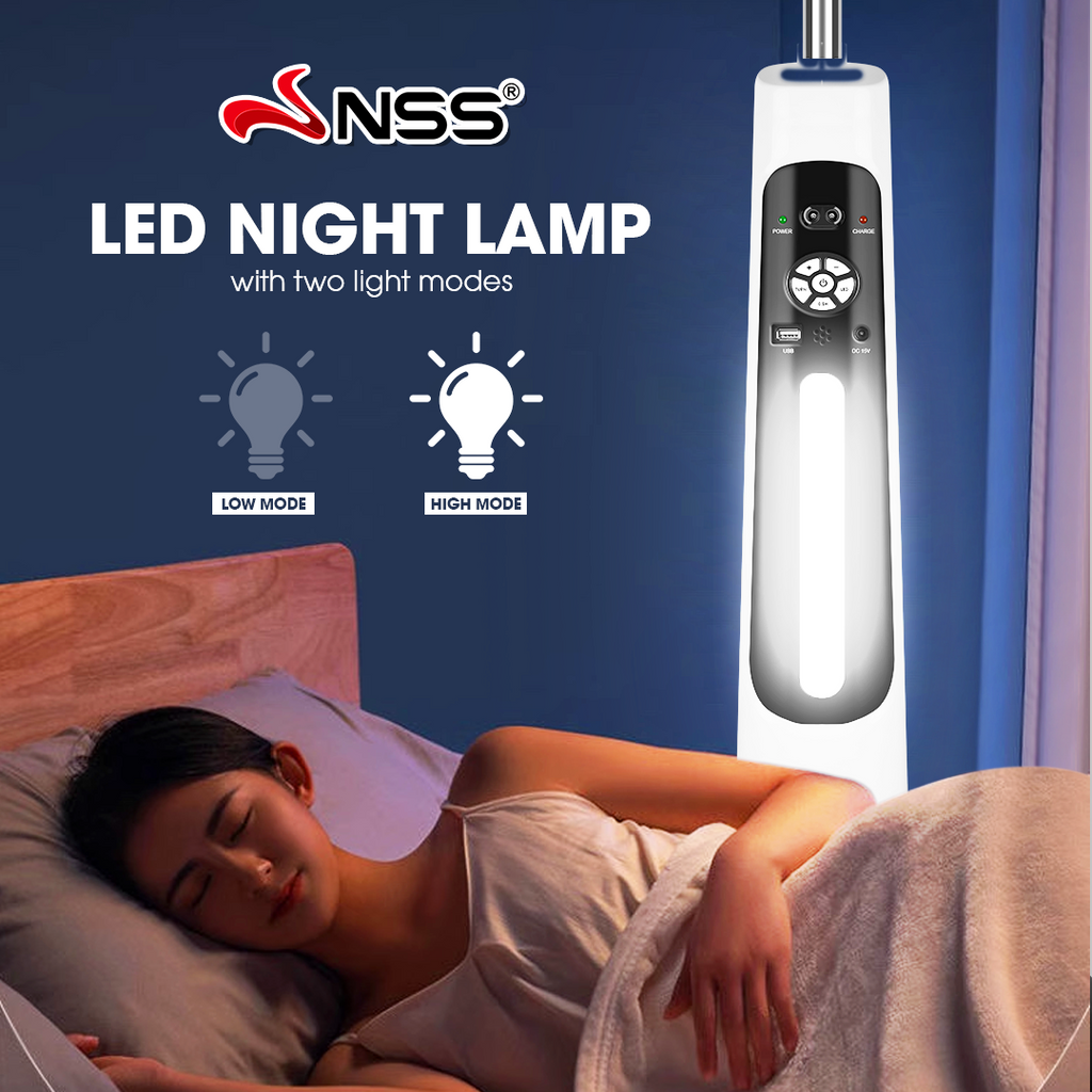 NSS 16" Solar Rechargeable Stand Fan – 10 Speed Modes & Emergency Power Bank