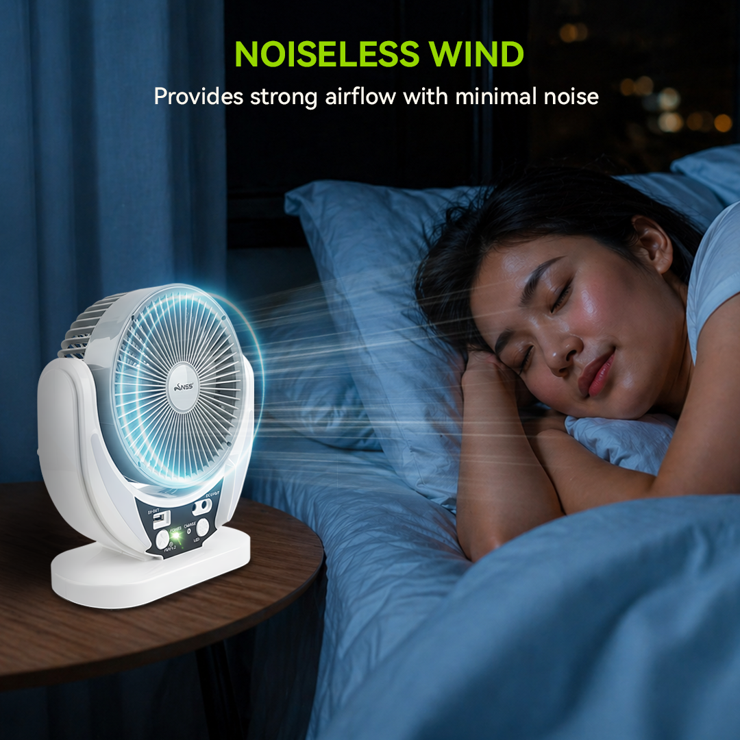 NSS 3 in 1 Solar Portable Deskfan