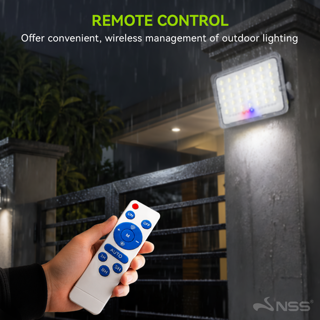 NSS Rechargeable Outdoor Solar LED Light with Long Battery Backup