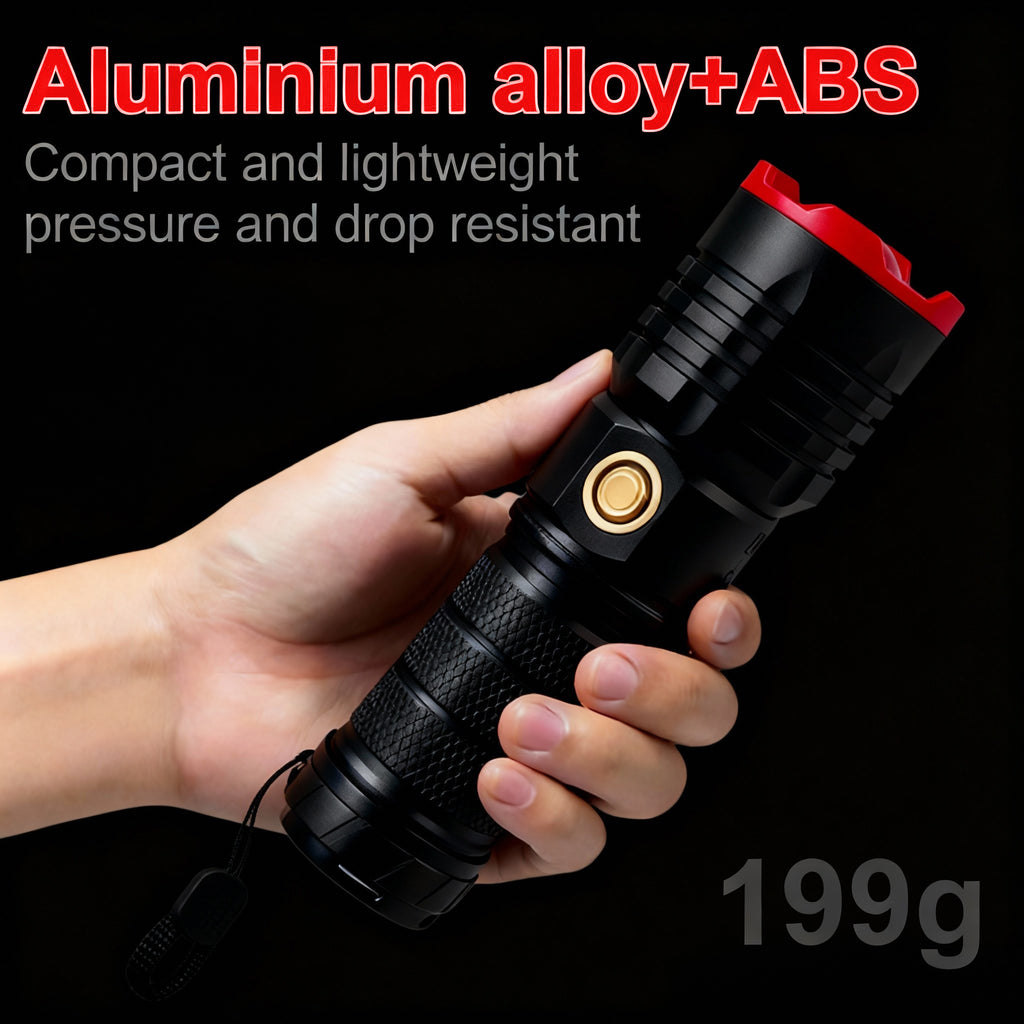 NSS Zoomable LED Flashlight Outdoor Flashlight