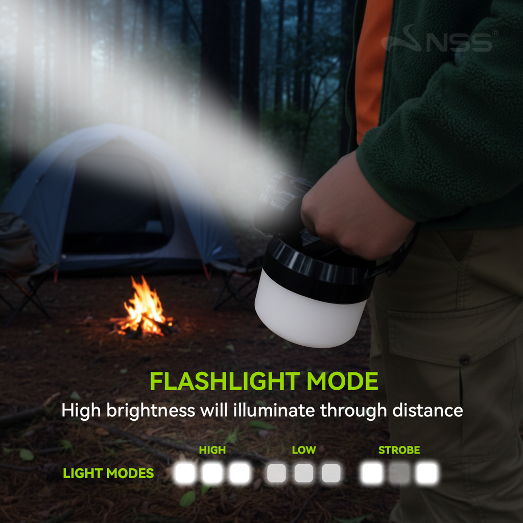 NSS 2-in-1 Solar Rechargeable LED Emergency Lamp