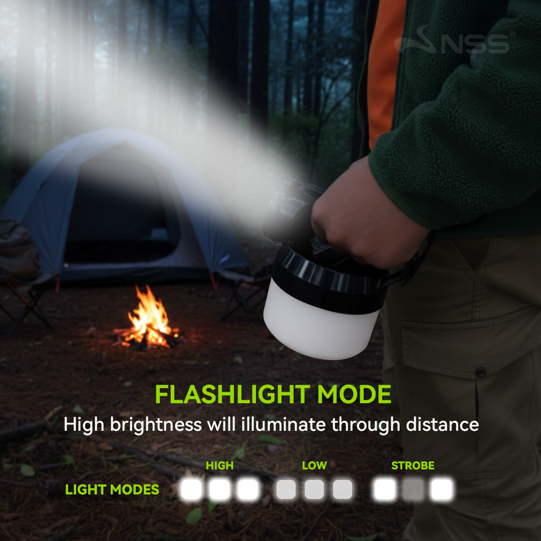 NSS 2-in-1 Solar Rechargeable LED Emergency Lamp