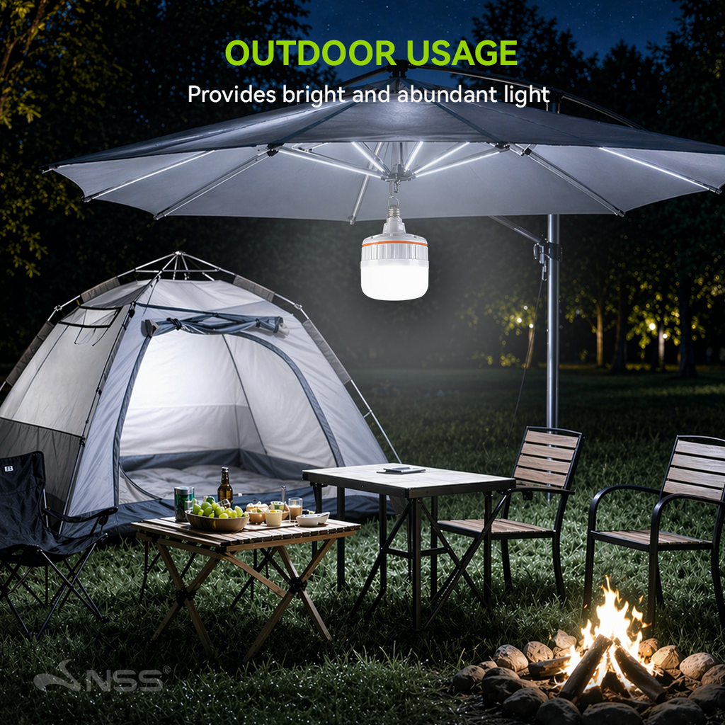 NSS Emergency Rechargeable LED Camping Bulb with Lithium Battery Backup