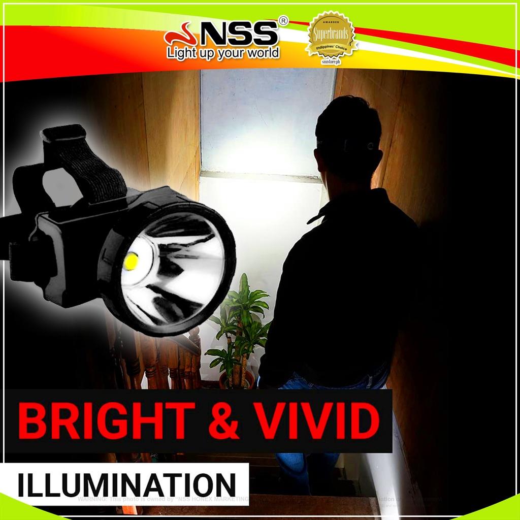 NSS Rechargeable LED Headlamp NS-169 – High Power SST40 Headlight with Long Range Beam & All-Day Battery