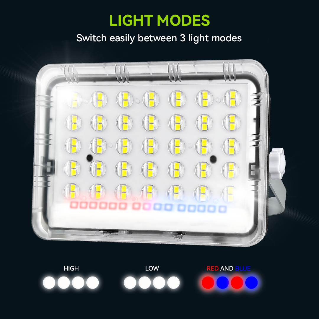 NSS Rechargeable Outdoor Solar LED Light with Long Battery Backup