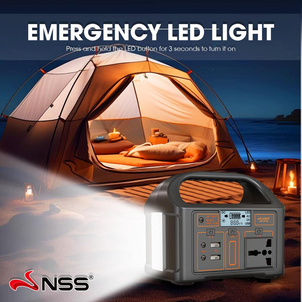 NSS 100W Mini Portable Solar Generator – Compact Power Station for Camping & Emergency (NS-2576)