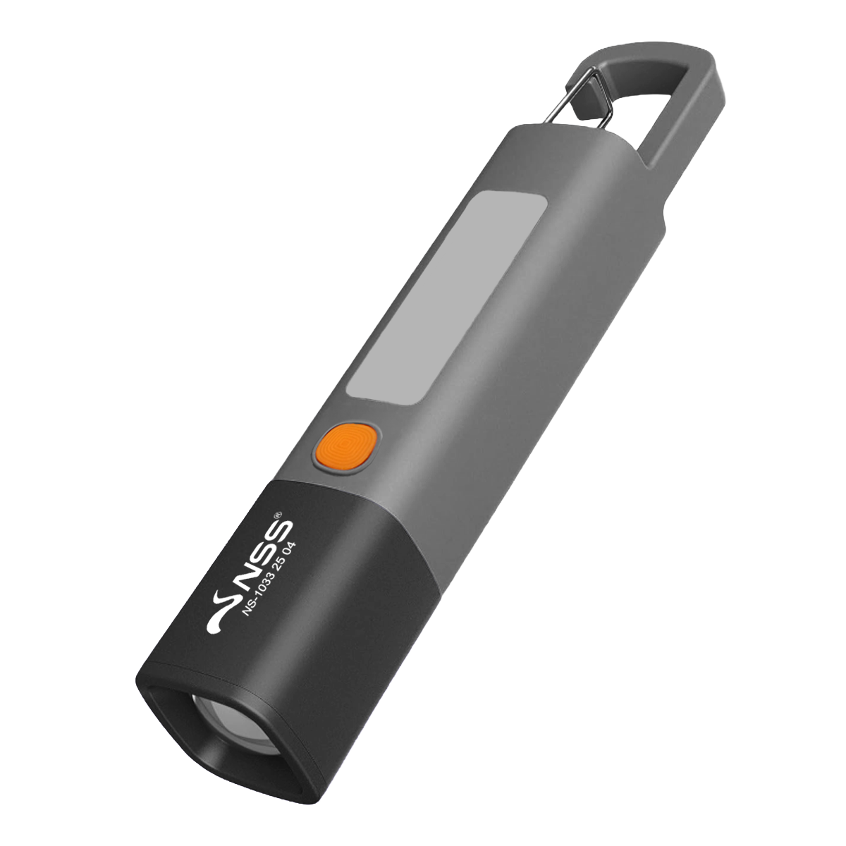 NSS LED XPE Zoomable Flashlight – Rechargeable USB-C Torch with 3 Light Modes & 1200mAh Battery