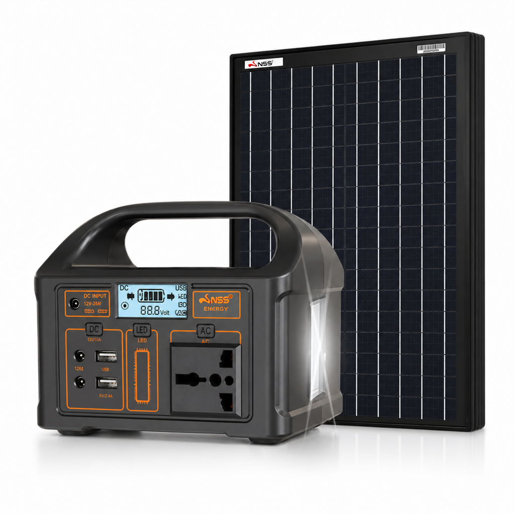 NSS 100W Mini Portable Solar Generator – Compact Power Station for Camping & Emergency (NS-2576)
