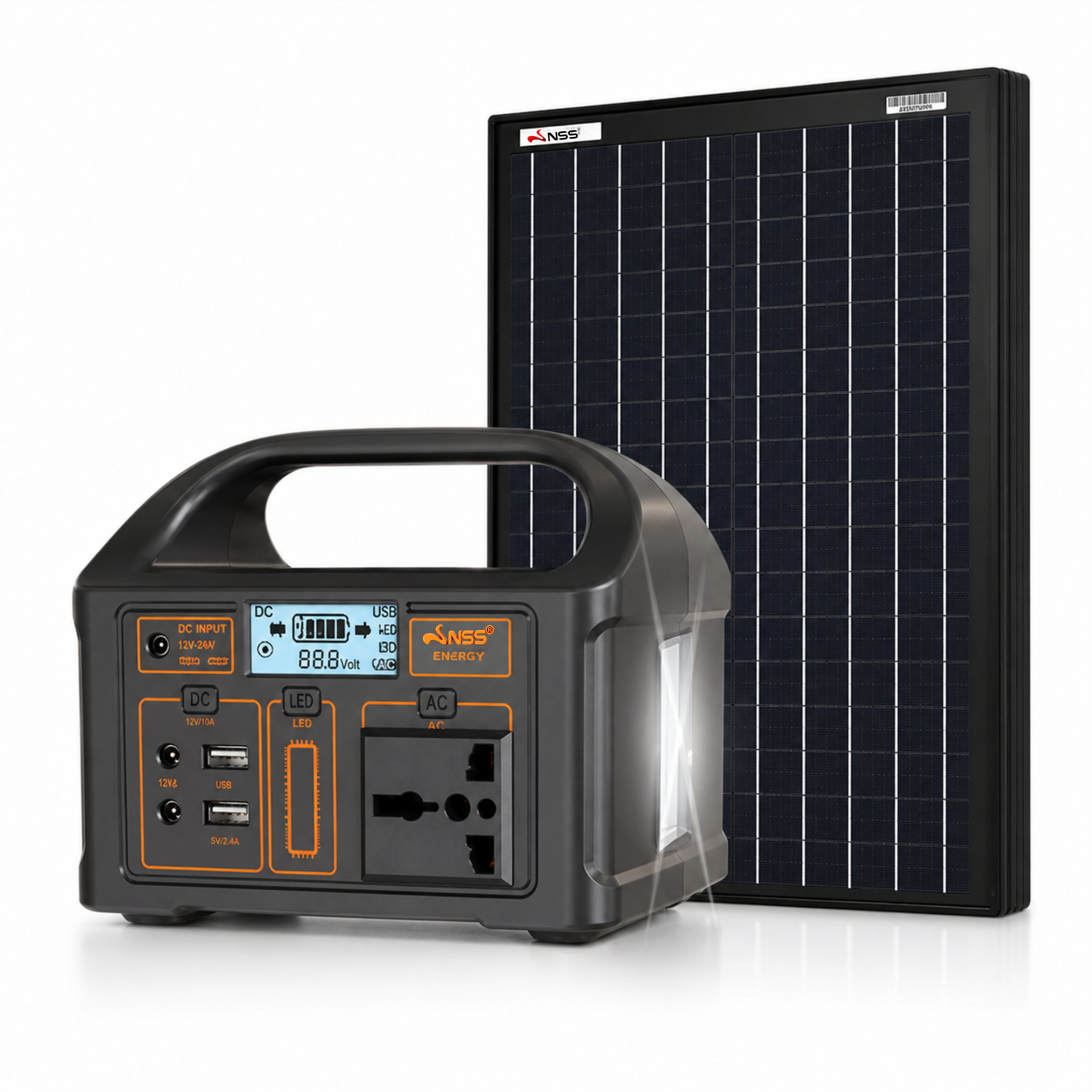 NSS 100W Mini Portable Solar Generator – Compact Power Station for Camping & Emergency (NS-2576)