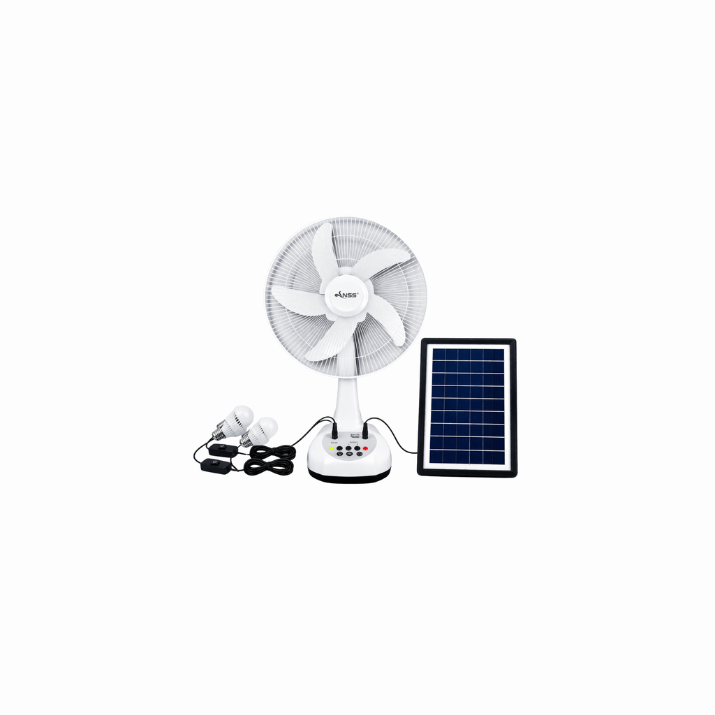 NSS Solar Rechargeable desk fan