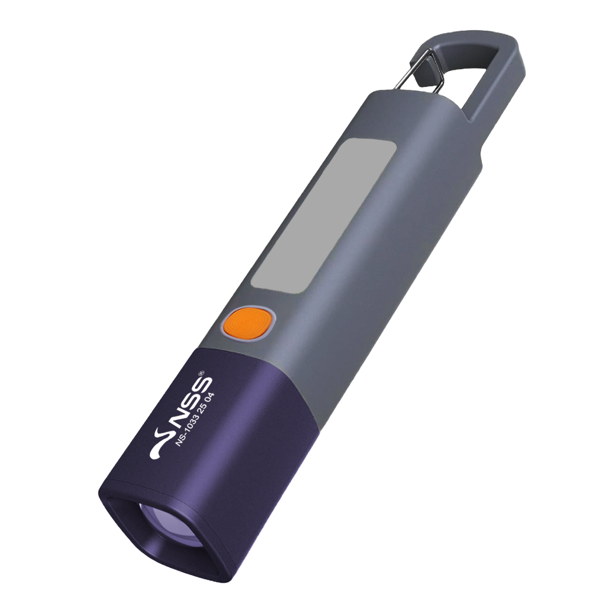NSS LED XPE Zoomable Flashlight – Rechargeable USB-C Torch with 3 Light Modes & 1200mAh Battery