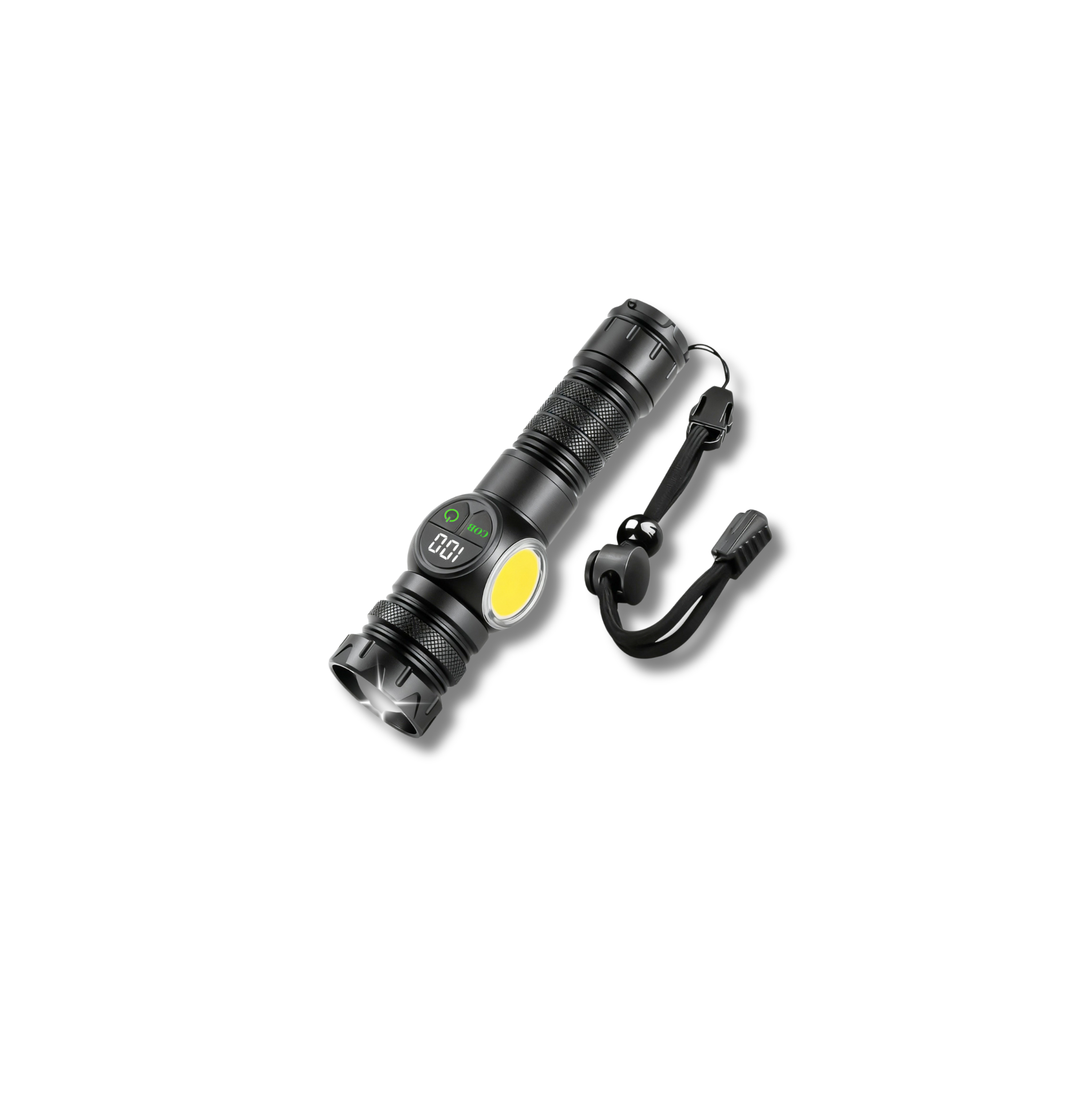 NSS Telescopic Zoom LED Flashlight  High Power  Outdoor Flashlight