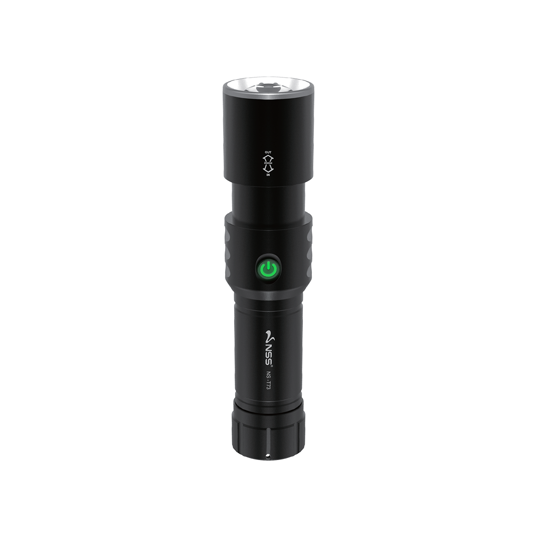 NSS LED Zoomable  Aluminum Alloy Flashlight