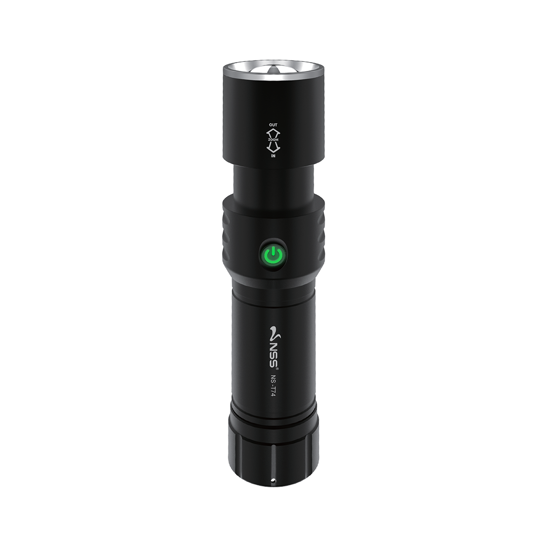 NSS LED Zoomable  Aluminum Alloy Flashlight
