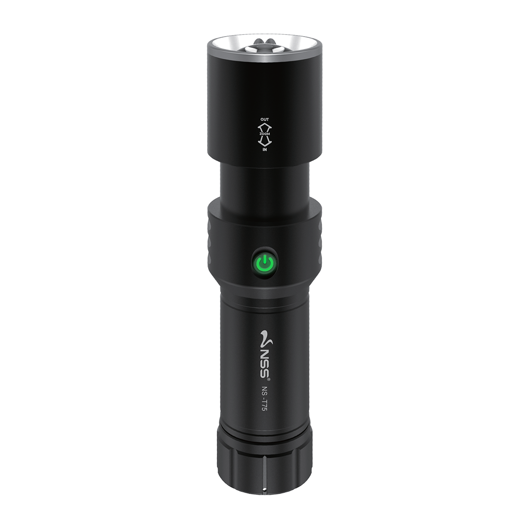 NSS LED Zoomable  Aluminum Alloy Flashlight