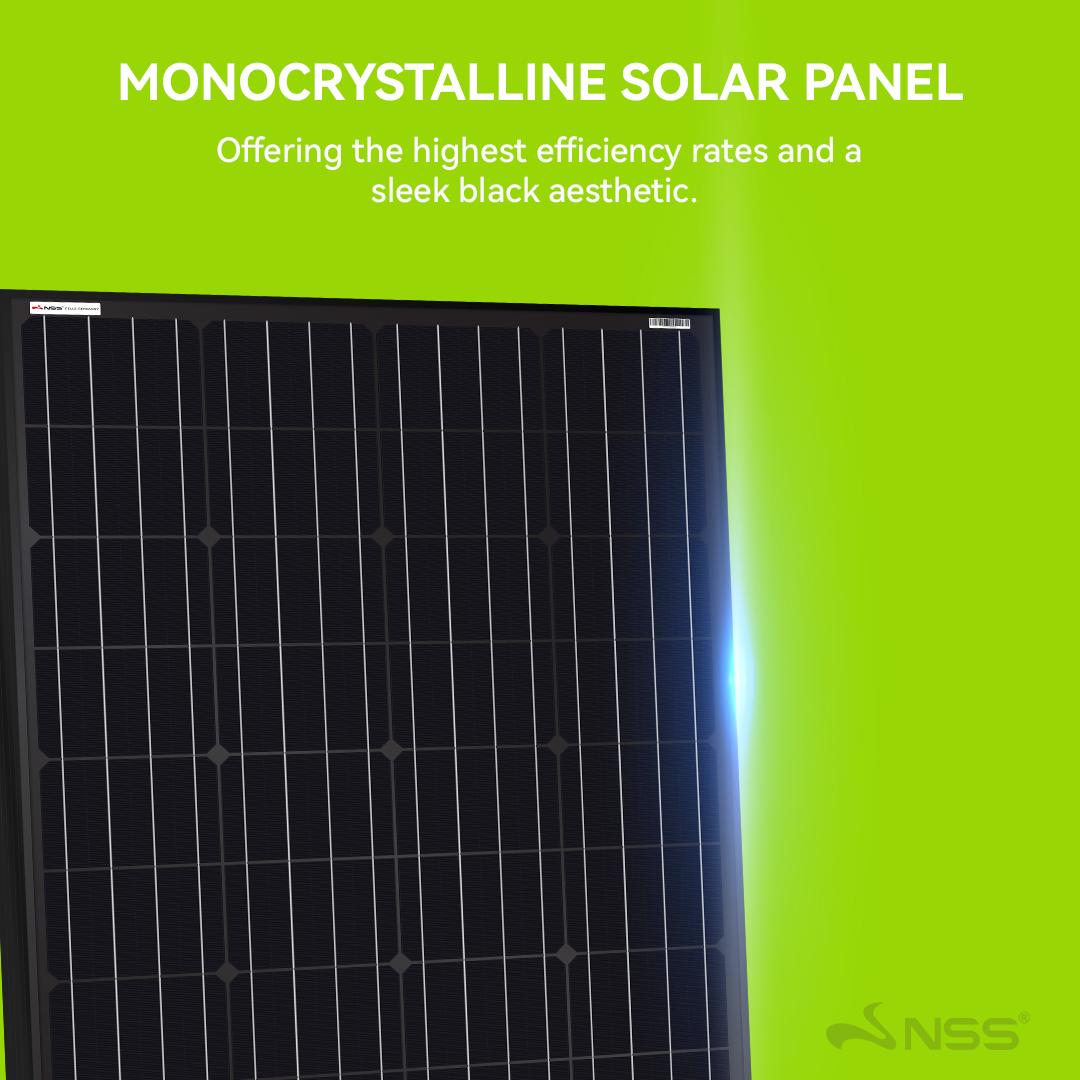 NSS [NEW LAUNCH] 150W Portable Power Station with Solar Panel Kit - Rechargeable Solar Generator, Multi-Function Output Ports, Emergency Battery Backup for Camping, Outdoor, & Home Blackout - NS-2586