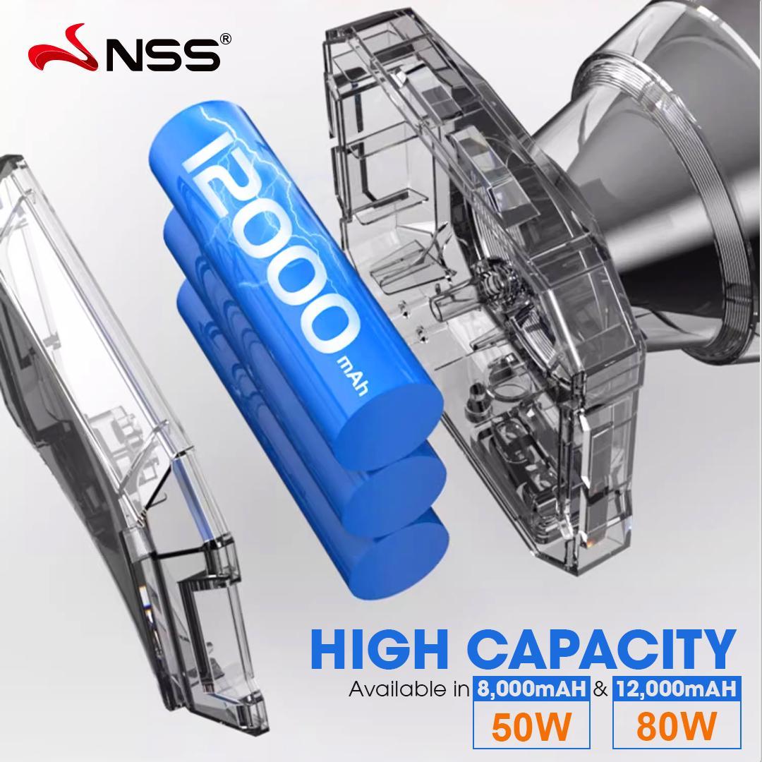 NSS Rechargeable LED Headlamp 80W (12000mAh)